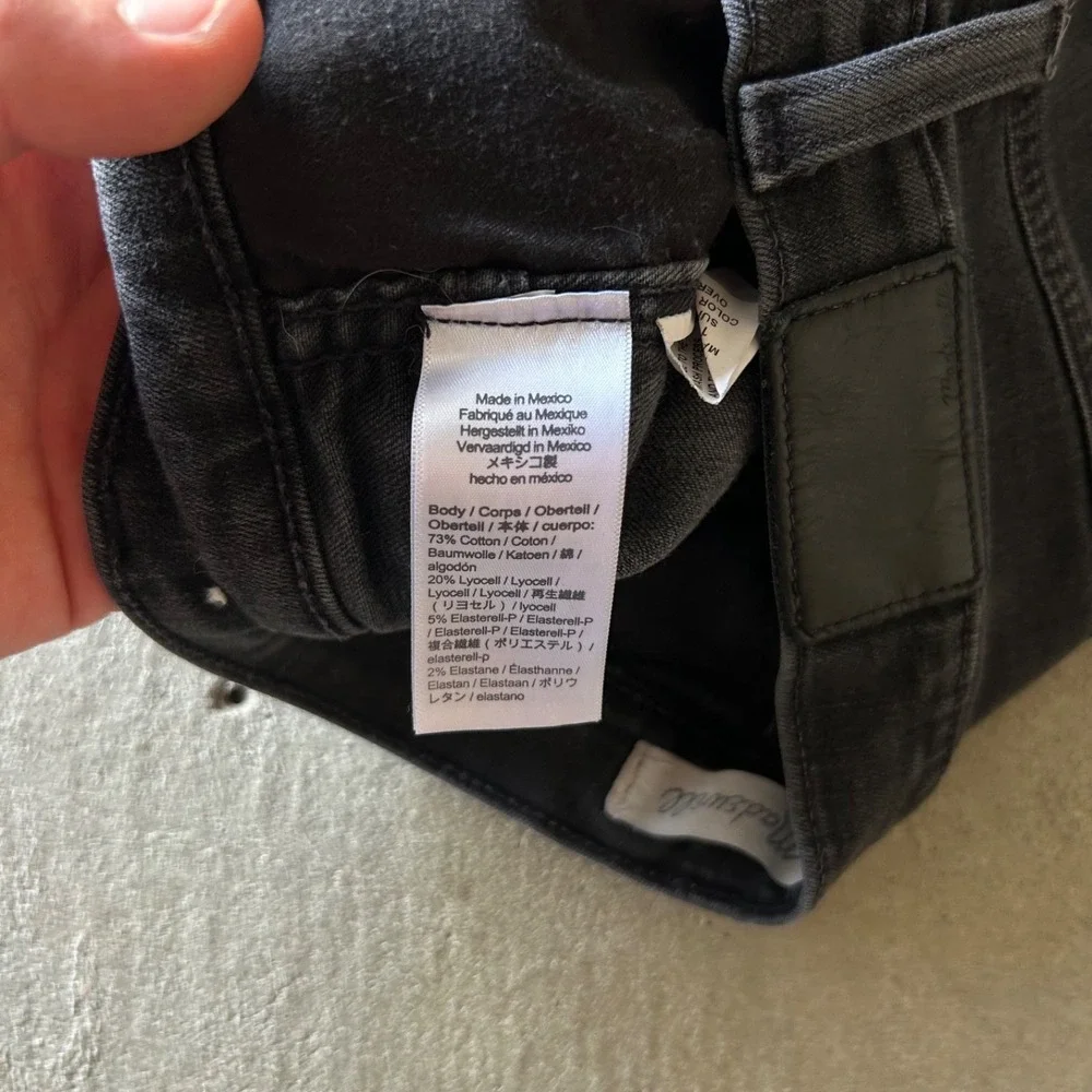 Madewell Jeans Womens Size 29 Black 10